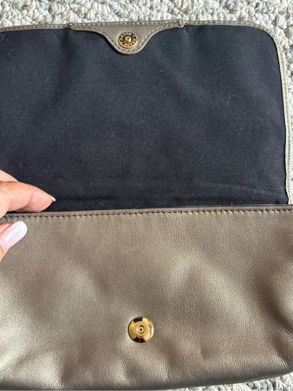 Coach compact wristlet